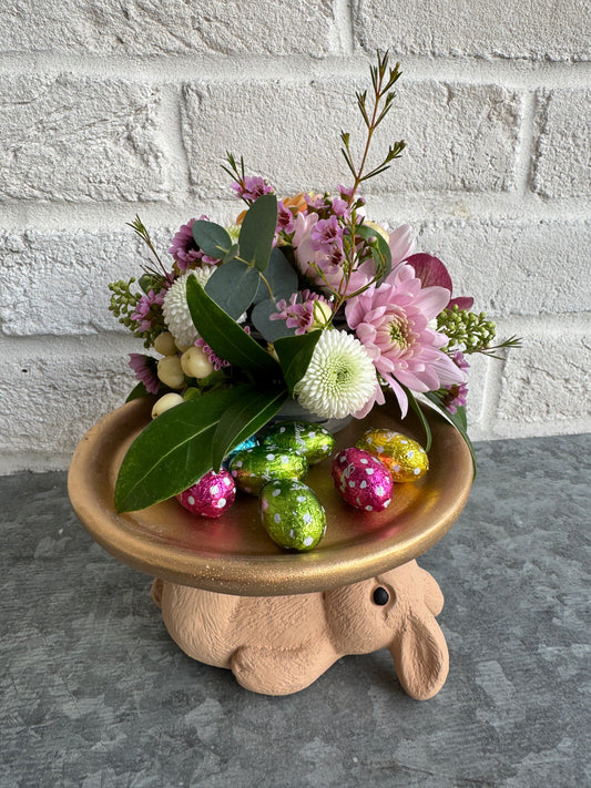 Bunny Bloom & Chocolate Plate