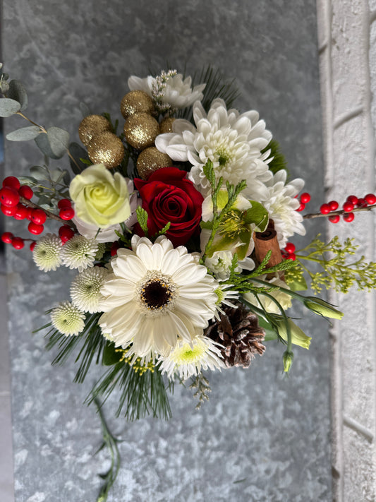 Christmas Posie Arrangement