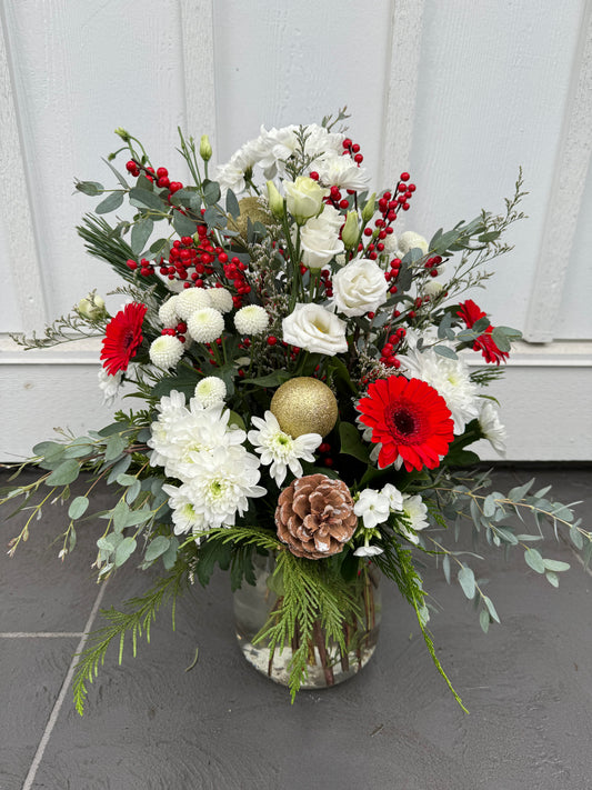 Seasonal Vase Arrangement