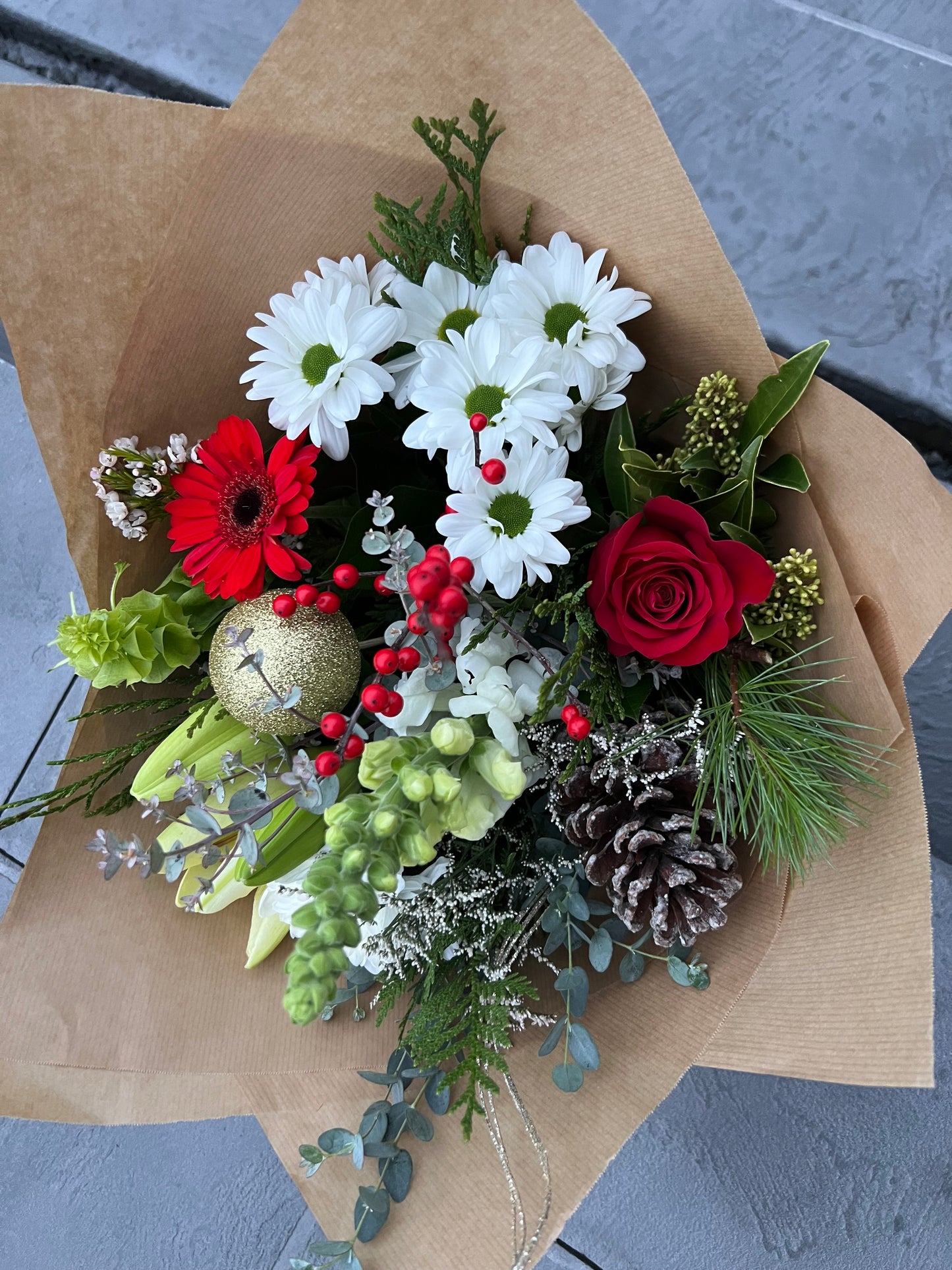 Christmas Paper Bouquet